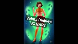 Velma Dinkley Fanart! ❤️ #scoobydoo #scoobydoowhereareyou #velma #fanart #fanartdrawing