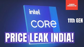 Intel 11th Gen Rocket Lake Price Leak! | India