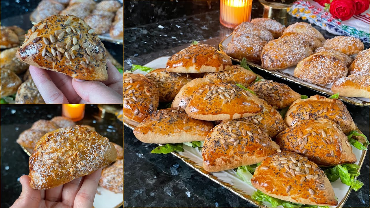 المملحات الأكثر طلبا في رمضان👌🏻بعجين واحد حضري المالح والحلو شوصون بحشوات لذييذة ديال تحميرةالوجه👌