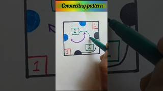 Connecting pattern #Connecting pattern colours #Shorts #Drawing  #Shortsfeed #Connecting the colour