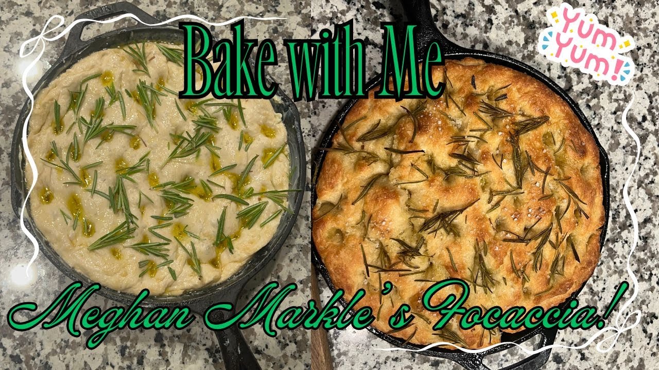 Making Meghan Markle’s “With Love Meghan” Focaccia Bread on Cooking