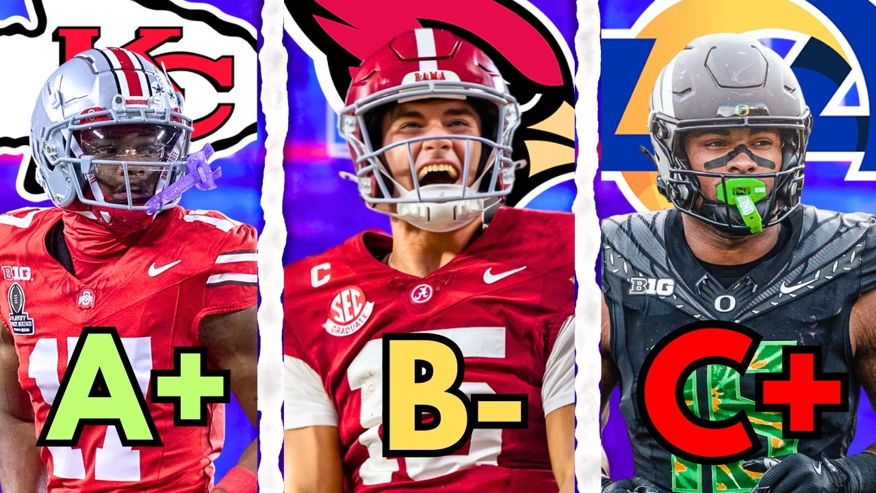 Предварительный драфт НФЛ 2026 года (2 раунда) с победителями и проигравшими по итогам преддрафто...