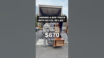 Amazon Relay X Moving Contract $670 For the Day 🚛💰#fypage #boxtruck