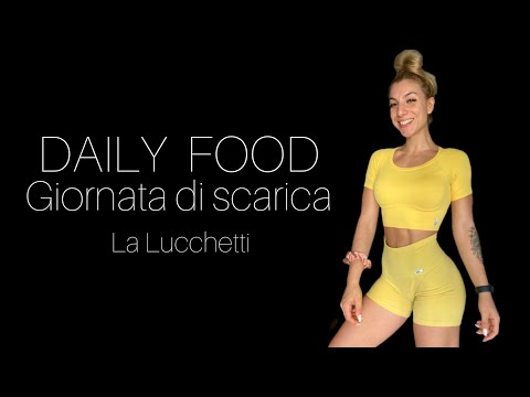 DAILY FOOD | GIORNATA DI SCARICA | PREP GARE BIKINI FITNESS IFBB