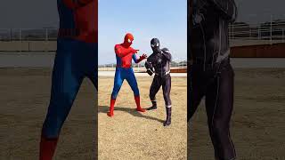 Spider-Man trains hard! 스파이더맨은 열심히 훈련을 해요! #shorts #fyp