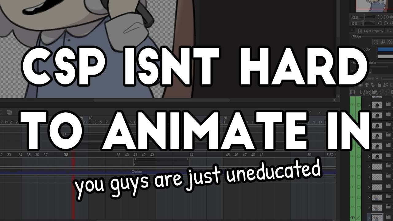 Clip Studio Paint Isn't Hard To Animate In | TUTORIAL - YouTube