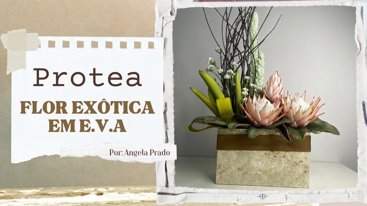 Цветок протеи в E.V.A. Экзотическая красота Африки в ее ремеслах.