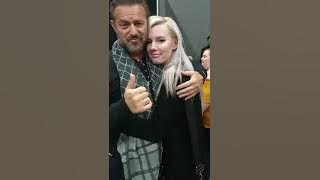 Costas Mandylor's reaction to gift (For The Love Of Horror, Manchester 2019)