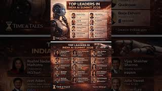 Top Tech Leaders in India AI Summit 2026 #aiimpactsummit #indiatech