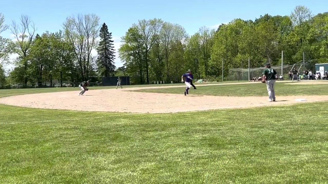 Brady Metcalf beats out grounder to give Sacopee 1-0 lead over Mount View
