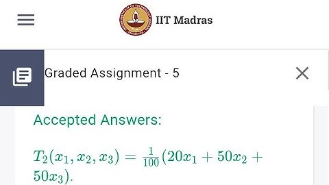 # week 5 maths 2 Graded Assignment #bs degree #iitm# IIT MADRAS ##maths2#