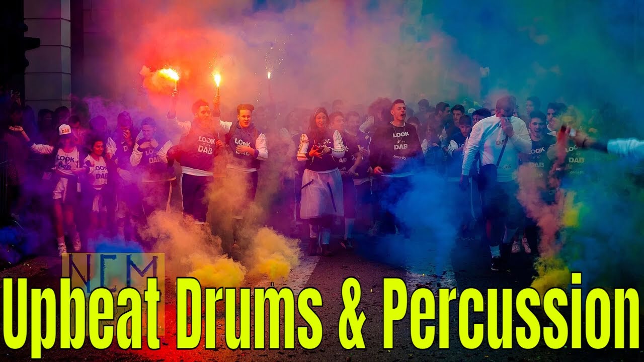 Upbeat Drums & Percussion Background (No Copyright Music) by Sibsonic