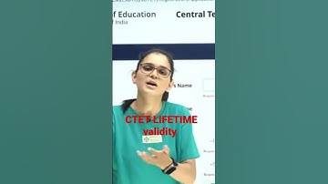 CTET LIFETIME VALIDITY #ctet
