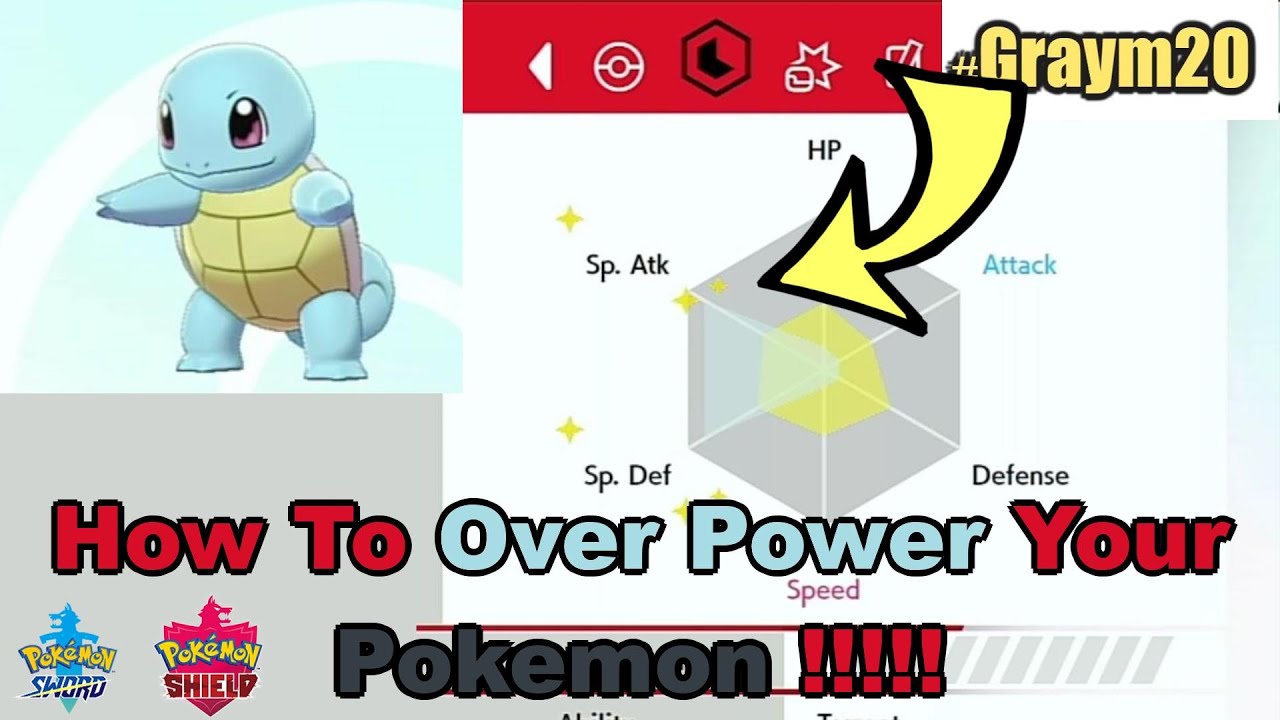 How to make your Pokemon more Powerful (EV Training) Pokemon Sword and Shield