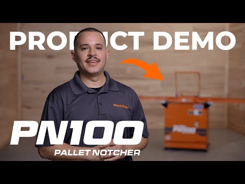 PN100 Pallet Notcher Demonstration | Wood-Mizer