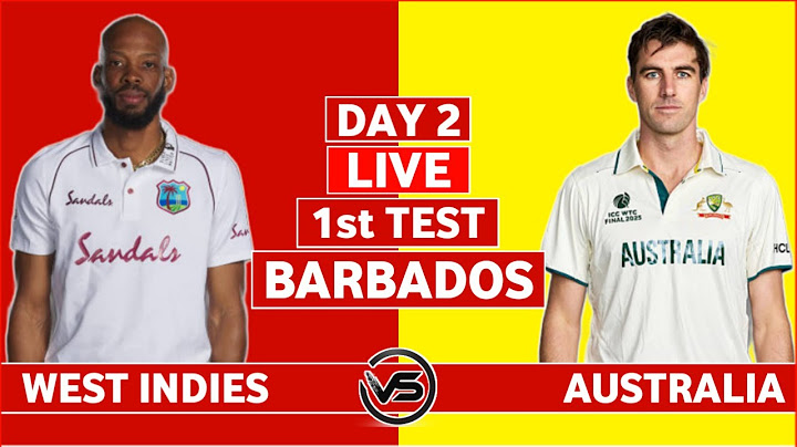 West Indies vs Australia 1st Test Day 1 Live | WI vs AUS Test Live Commentary | West Indies Innings