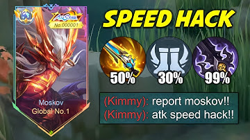 WHEN GLOBAL MOSKOV ABUSE THIS NEW SUPER ATTACK SPEED BUILD AND EMBLEM IN HIGH RANKED GAME!! 🔥
