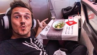 Flying FIRST CLASS To America!