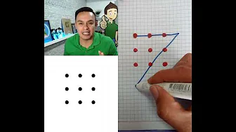 Unir 9 PUNTOS con 4 lineas #acertijos #trucos shortsmatematicos #shortsviral #shortsfeeds #humor