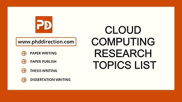 Cloud Computing Research Topics List | PhD Cloud Computing Research Topics List