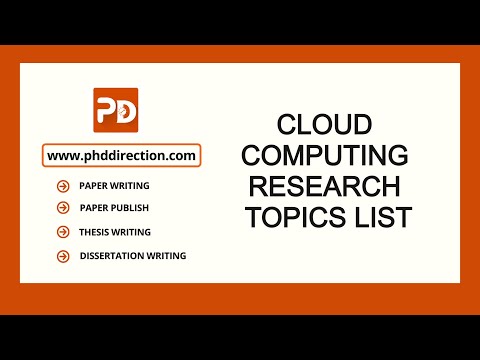 Cloud Computing Research Topics List | PhD Cloud Computing Research Topics List