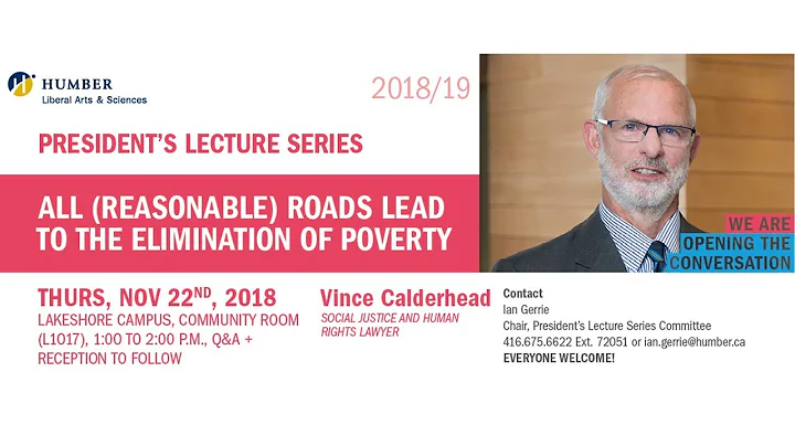 President's Lecture Series - Vince Calderhead