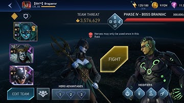 INJ2M - "T10" League Raid - Boss Brainiac P4 1shot. 