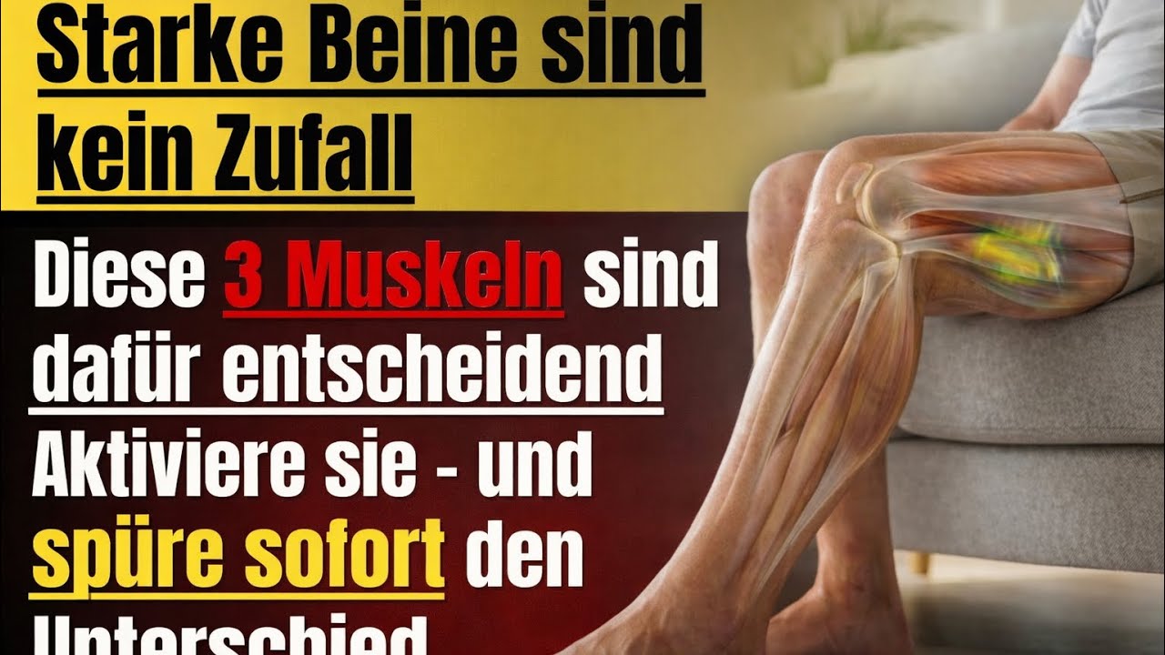 Kaum bekannt: Diese Muskeln entscheiden über starke Beine