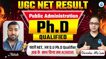 UGC NET Result 2025 | Ashish Strategy to Crack UGC NET in Public Administration | JRFAdda