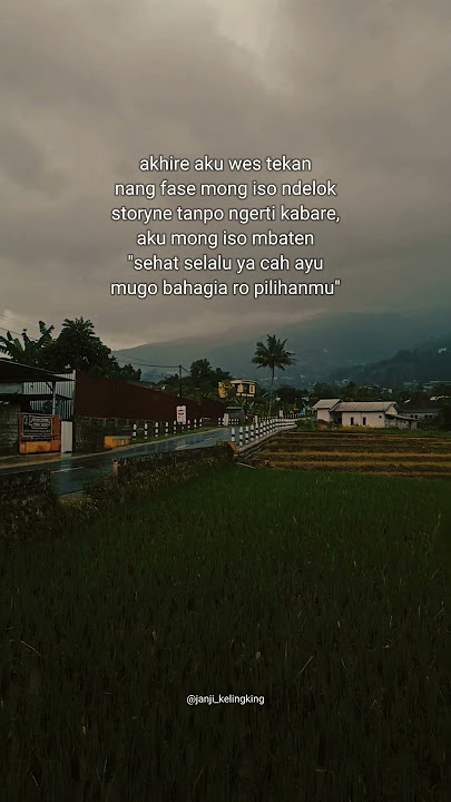 story wa 30 detik || Lirik lagu jawa sepine wengi #trendingshorts #sadvibesstory #quotes #jowopride
