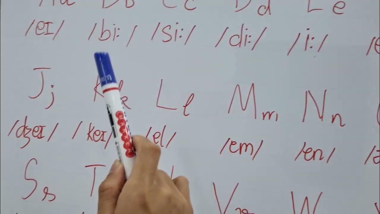 Bài 1: Bảng chữ cái tiếng Anh (Lession 1: Alphabet) - YouTube