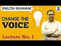 English grammar  change the voice of the sentence  lecture 1  prof vijay salunke 