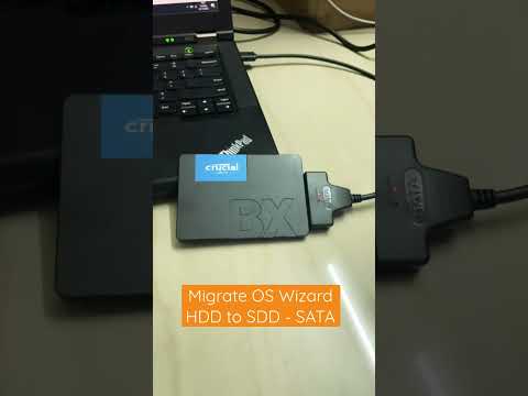 HDD to SDD with Migrate OS Wizard New SSD Hard Disk Storage #os #ssd #youtubeshorts #shots #hdd#it