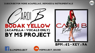 Cardi B - Bodak Yellow (Acapella - Vocals Only) [Explicit]
