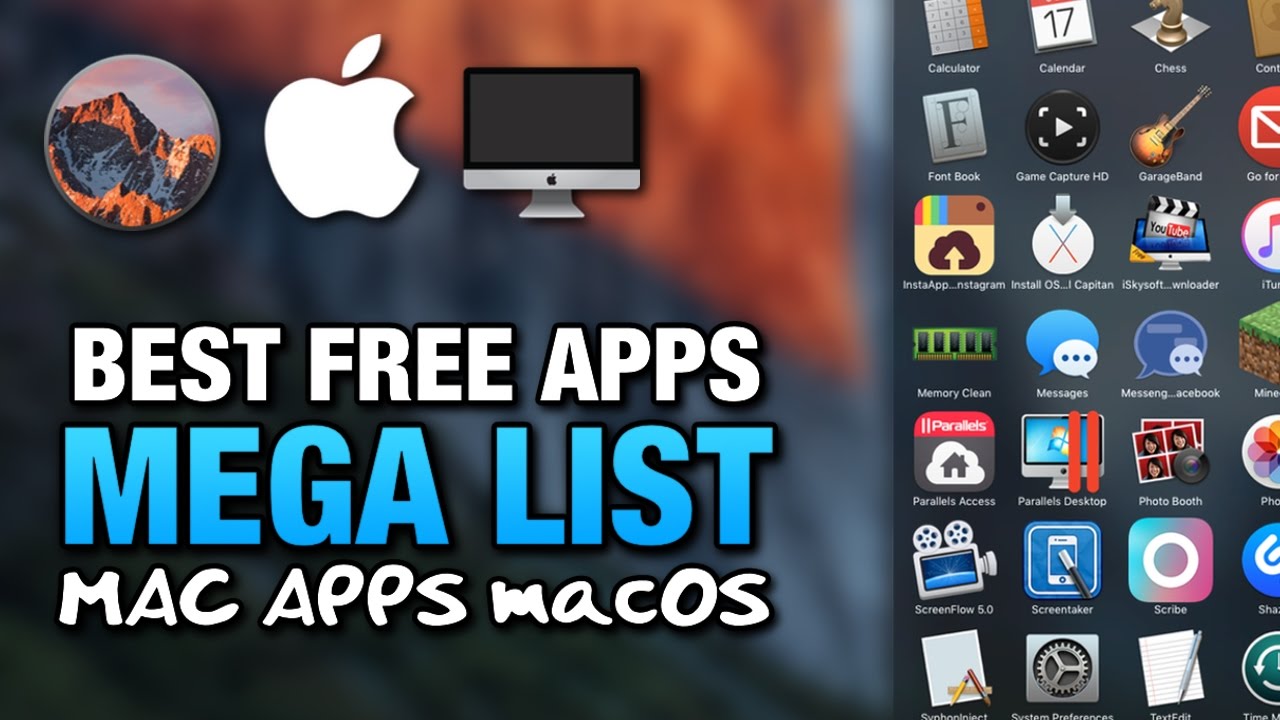 Apple List Of Standard Apps Mac