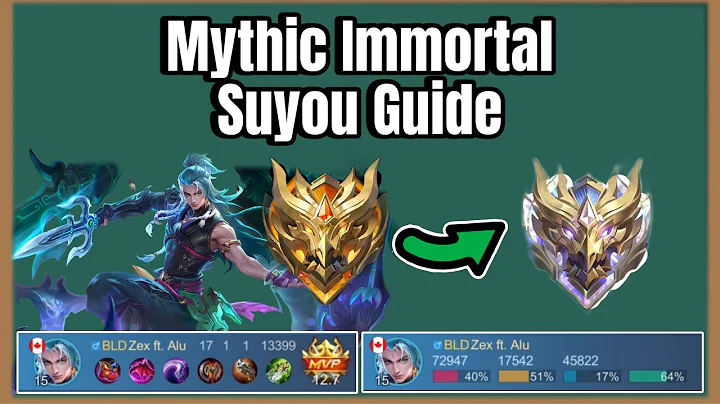 The Only Suyou Guide You Need To Reach Mythic Immortal | Mobile Legends
