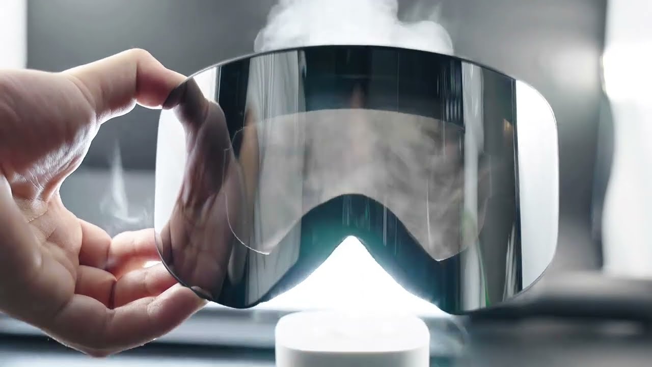 WHALE OTG Ski Goggles - Black silver mirror lens