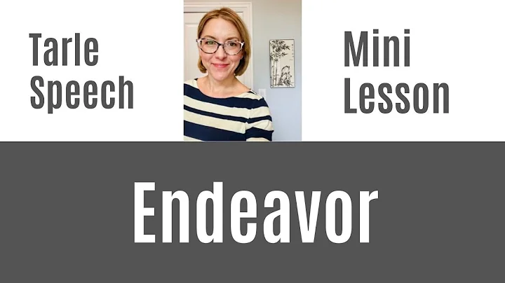 Learn to Pronounce ENDEAVOR - Quick American English Pronunciation Mini Lesson #learnenglish