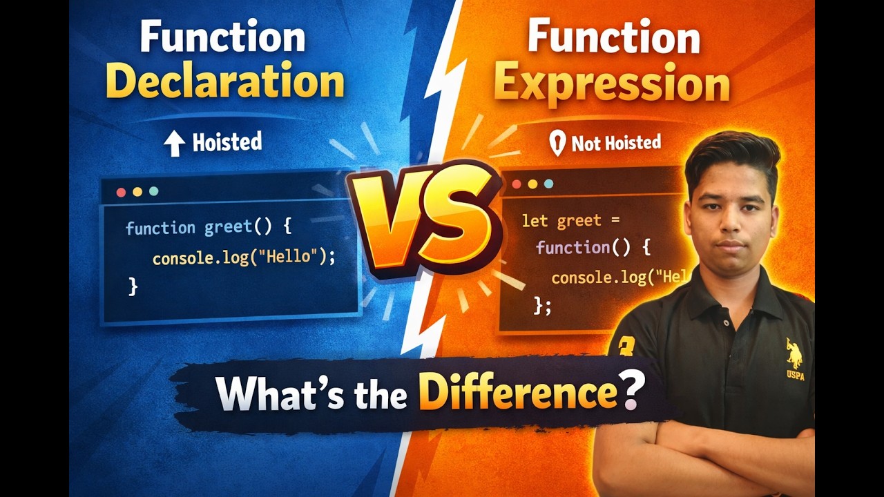 Function Declaration vs Function Expression in JavaScript (Explained ...