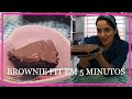 BROWNIE FIT LEVINHO EM 5 MINUTINHOS / Batedeira Voadora - Natalia Galini