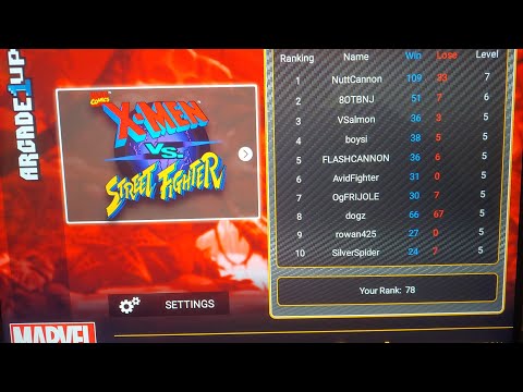 X-Men vs Street Fighter (Arcade 1Up) FootieLaughs VS boysi from Footie Laughs