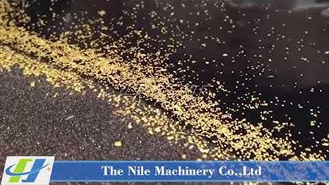 The on-site shooting of the gravity separation process in the ore dressing industry in 2021