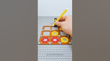 Tic-Tac-Toe: Hand vs LEGO Minifigure