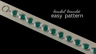 quick and easy pattern for bracelet making. beading tutorial