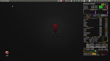 CONKY SYSTEM MONITOR / Conky + Conky-Manager