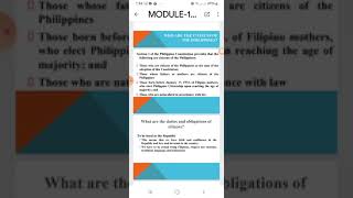 NSTP Module 1: Good Citizenship
