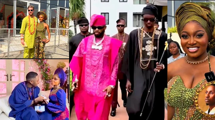 PRISCILLA OJO AND JUMA JUX LAVISH WHITE WEDDING CEREMONY