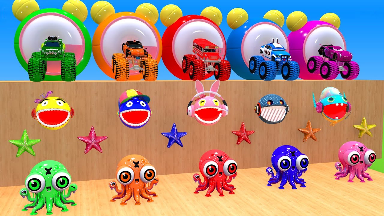 Long Slide Game With Cow Elephant Gorilla Hippopotamus Tiger 3d Animal Game Funny 3d Animals