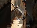 The Bible's talking donkey story is wild 😱 #Bible #HiddenStories #Shorts Balaam gets rebuked by ...