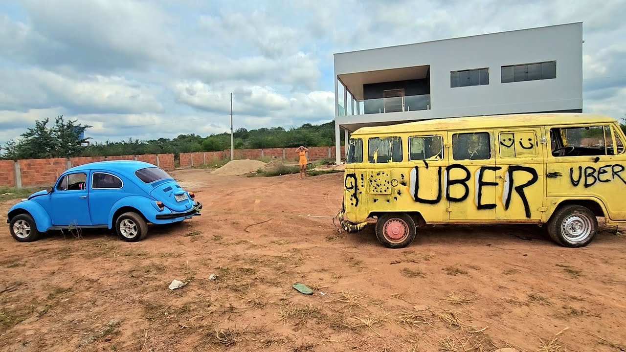 KOMBI VS FUSCA NO CABO DE GUERRA (BRlGA FElA) 😥